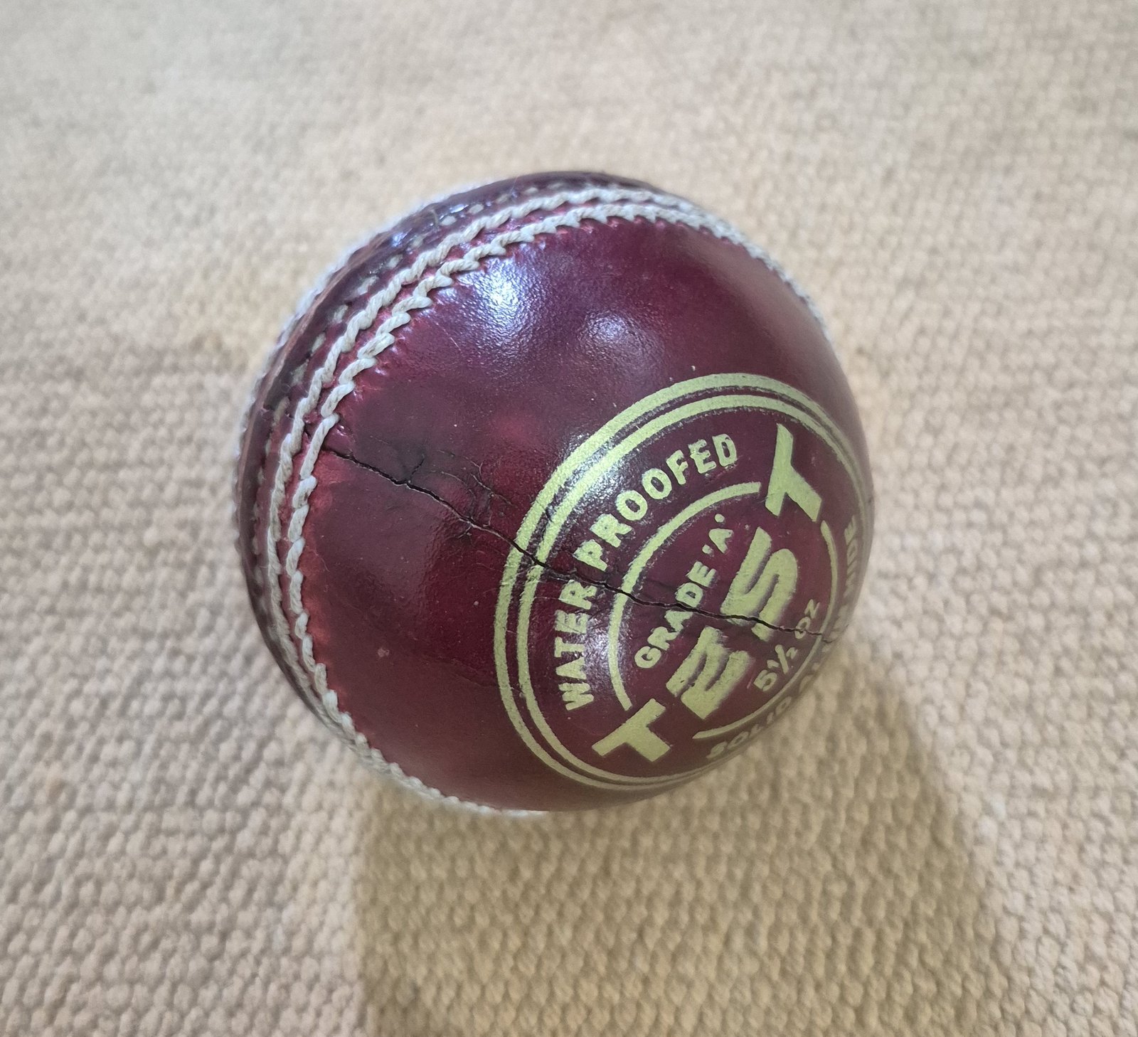 "Grade- A" 4 Pcs Quality Leather Ball (50 Overs) Cricket Ball for Nets Seasons and Tournament Matches - Image 2