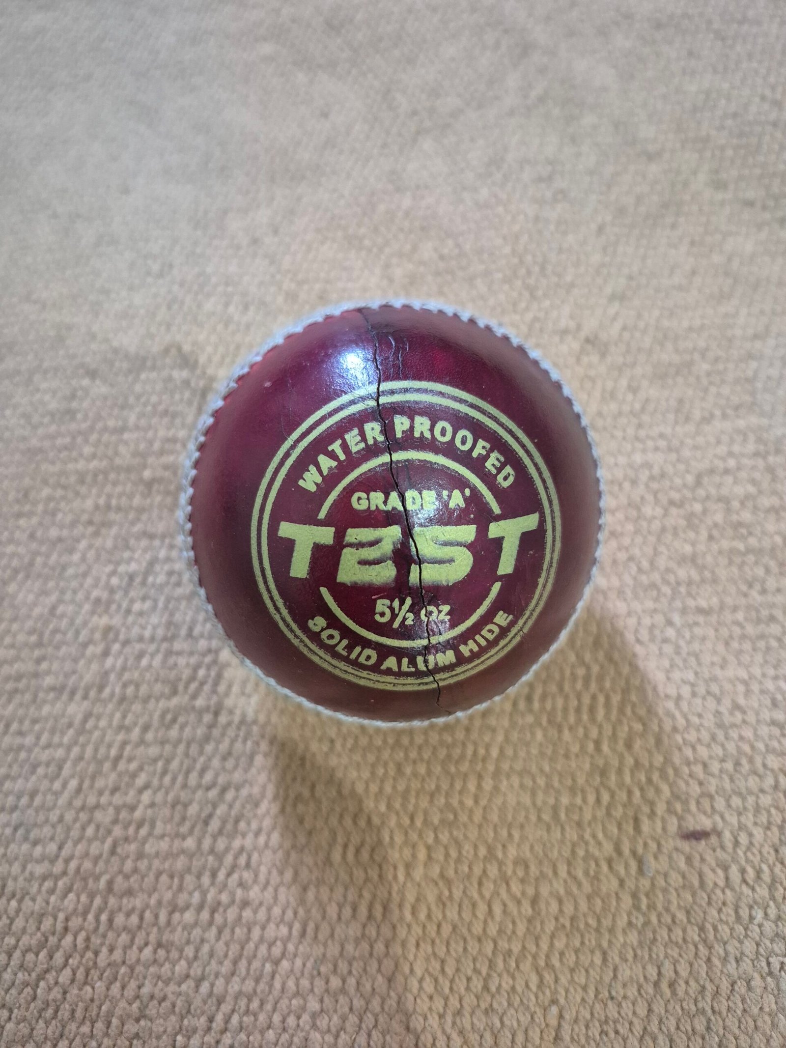 "Grade- A" 4 Pcs Quality Leather Ball (50 Overs) Cricket Ball for Nets Seasons and Tournament Matches - Image 3