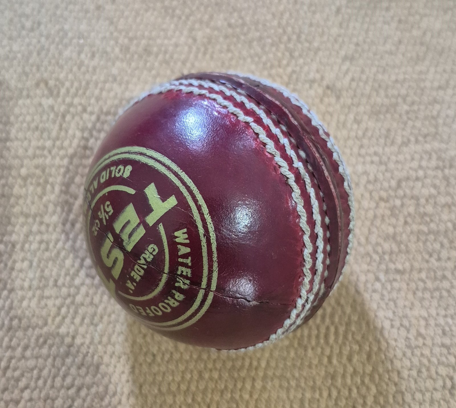 "Grade- A" 4 Pcs Quality Leather Ball (50 Overs) Cricket Ball for Nets Seasons and Tournament Matches - Image 4