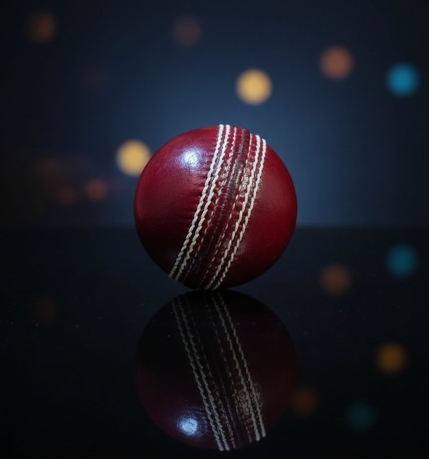 4 pcs Cricket Leather Ball for Practice and T20 Matches - Image 1